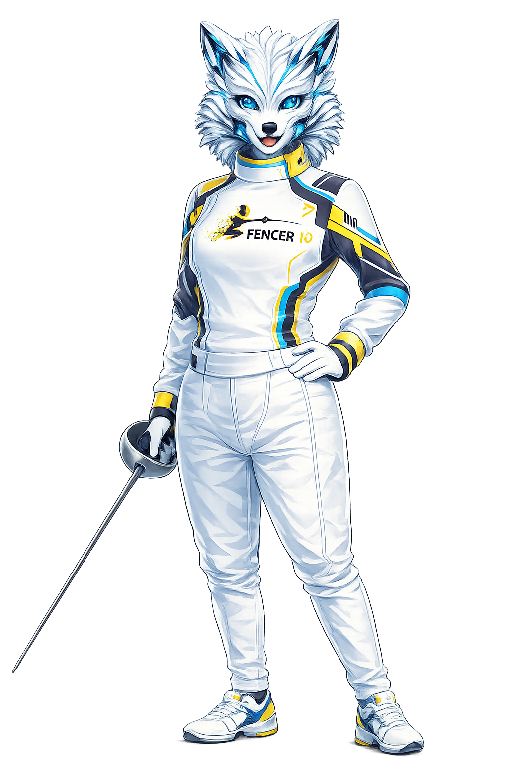 Wolfy — Fencer IQ AI mascot